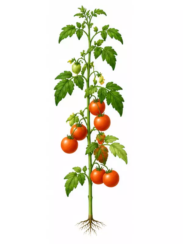مرحله رنگ گیری گوجه فرنگی