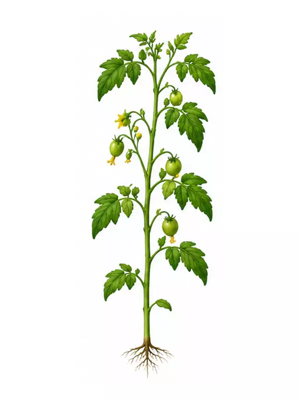 مرحله افزایش اندازه گوجه فرنگی